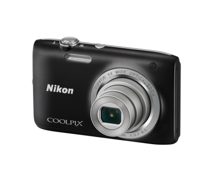 NIKON COOLPIX S2800 20MP 5X 2.7 Inch CASE + 4SD BLK