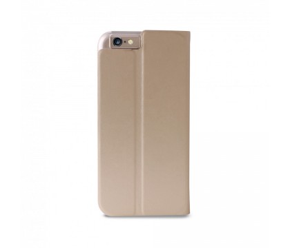 PURO P-IPC647BOOKC1GOLD iPhone 6 4.7 inch ECO-LEATHER COVER w / flip, Gold
