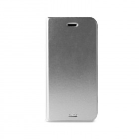 PURO P-IPC647BOOKC1SILVER iPhone 6 4.7 inch ECO-LEATHER COVER w / flip, Silver