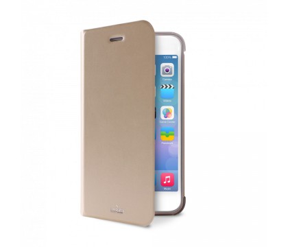 PURO P-IPC655BOOKC1GOLD iPhone 6 Plus / 6s Plus 5.5 inch ECO-LEATHER COVER w / flip, Gold