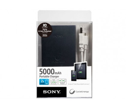 SONY CP-S5 USB Portable power pack - 5000mah , Black