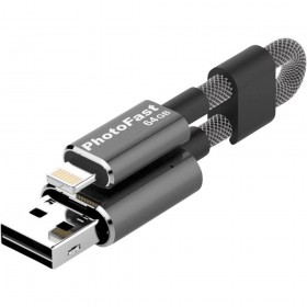 Photofast MCG3U3BK64GB USB 3.0 to lightning Memory cable with memory 64 GB , Black