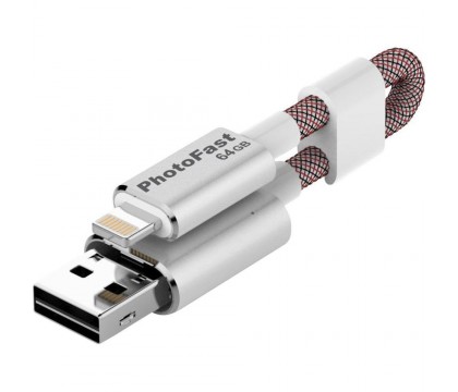 Photofast MCG3U3R64GB USB 3.0 to lightning Memory cable with memory 64 GB , Red