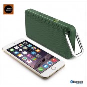 iLuv AUDMINIS6GR Aud Mini 6 Enabled FM Radio Slim portable weather-resistant wireless Bluetooth® speaker , Green