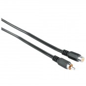 Hama 00043223 Audio Cable, 1 RCA plug - 1 RCA socket, 2.5 m