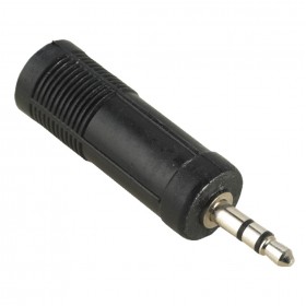 Hama 00043375 Audio Adapter 3,5 mm Male Plug Stereo - 6,3 mm Female Jack Stereo