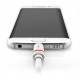 iLuv ICB55WHT USB to Micro USB Cable for charging and synchronization with smartphones and tablets  , white