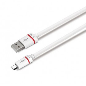 iLuv ICB55WHT USB to Micro USB Cable for charging and synchronization with smartphones and tablets  , white