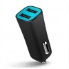 أى لوف (MOBISEAL2BK) شاحن سيارة ذكى مزود بعدد 2 منفذ يو إس بى يعمل كمصدر شحن5فولت/3.4 أمبير