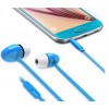iLuv PPMINTSBL peppermint Talk Tangle free stereo Headphones with microphone , blue
