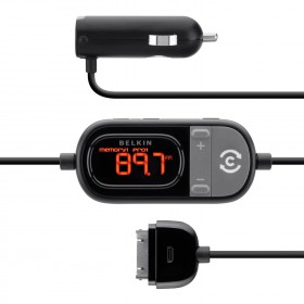 Belkin TuneCast Auto Live Hands-Free (with Lightning Connector) Charge and Play for iPhone 5 and 5s