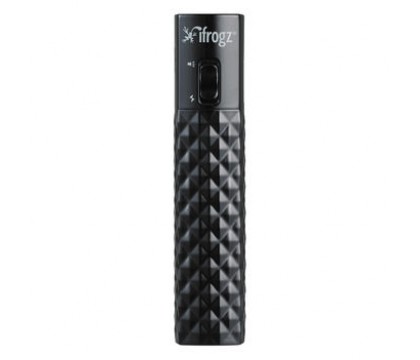 iFrogz GoLite Backup Charge with Flashlight 2600 Rechargeable Power Bank (Black)
