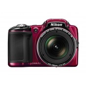 NIKON COOLPIX L830 16MP 34X 3 Inch AA + 8GB + CASE RED