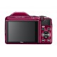 NIKON COOLPIX L830 16MP 34X 3 Inch AA + 8GB + CASE RED