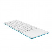 Rapoo E6700 Ultra-slim Touchpad Control Bluetooth 3.0 Wireless Keyboard (Blue) for ANDROID/IPAD with aluminium body