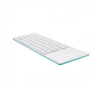 Rapoo E6700 Ultra-slim Touchpad Control Bluetooth 3.0 Wireless Keyboard (Blue) for ANDROID/IPAD with aluminium body