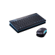 RAPOO 8000 2.4GHZ WIRELESS MOUSE/KEYBOARD BLK/BLUE