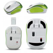 Genius 9000R Micro Traveler Mouse 31030108103 , White/green