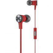 JBL E10BLK In-Ear Headphones with Microphone , Red