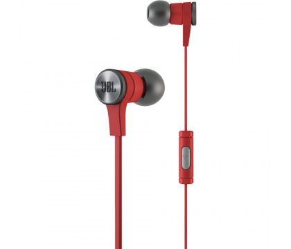 JBL E10BLK In-Ear Headphones with Microphone , Red