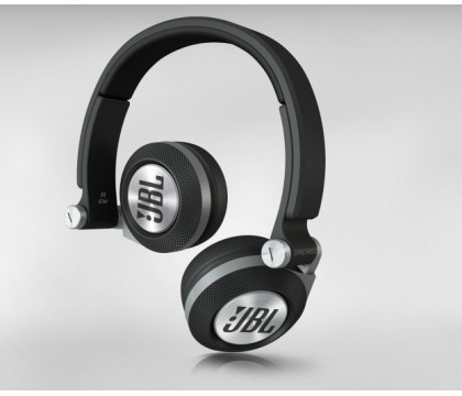 JBL Synchros E30BLK  On-Ear Headphones with Microphone , Black