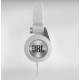 JBL Synchros E30WHT  On-Ear Headphones with Microphone , White