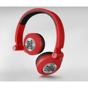 JBL Synchros E30RED  On-Ear Headphones with Microphone , Red