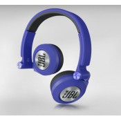 JBL Synchros E30BLU On-Ear Headphones with Microphone , Blue