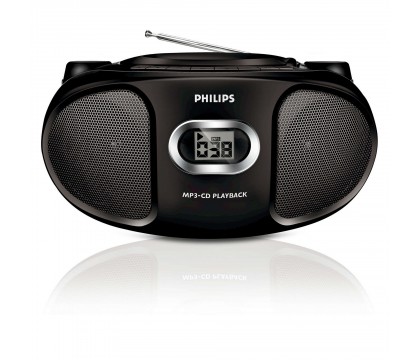 Philips AZ302 CD,MP3-CD Soundmachine with Compact design , Black