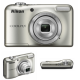 NIKON COOLPIX L29 16 MP 5X 2.7 Inch KIT + CH + SD8G , Silver