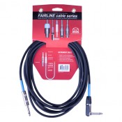 Superlux FAIRLINE Series SFI7.5PR 7.5m Angle and Straight Instrument Signal Cable 6.3mm, 1/4 TO 1/4 inch