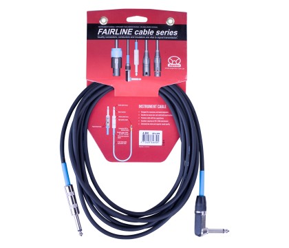 Superlux FAIRLINE Series SFI7.5PR 7.5m Angle and Straight Instrument Signal Cable 6.3mm, 1/4 TO 1/4 inch