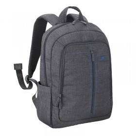 Riva 7560 Laptop Canvas Backpack 15.6 inch, Grey, Series Aspen, 6901820075602