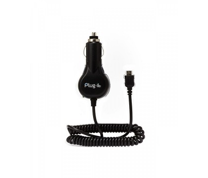 PASSION4 PLG044 CAR CHARGER MICRO USB 5.0V 2400mA BLK