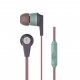 Skullcandy S2IKJY-530 INKD 2.0 In Ear Wired Earphones With Mic Multi, Purple/Salmon/Green
