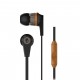 Skullcandy S2IKJY-373 INKD 2.0 In Ear Wired Earphones With Mic Multi, Black/Tan