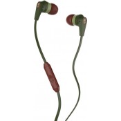 Skullcandy S2IKJY-529 Inkd Wired Headset With Mic  (olive/Burguandy/Sage)