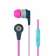 Skullcandy S2IKJY-531 INKD 2.0 In Ear Wired Earphones With Mic Multi, Pink/Yellow/Navy