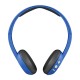 Skullcandy S5URJW-546 Uproar Wireless On-Ear Bluetooth Headphones with Built-In Mic and Remote, Royal/Cream/Blue