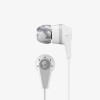 Skullcandy S2IKW-J573 Ink'd Bluetooth Wireless Earbuds with Mic, White/Grey