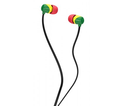 Skullcandy S2DUDZ-058 JIB Rasta In Ear Earphones Without Mic (Multicolour)