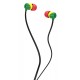 Skullcandy S2DUDZ-058 JIB Rasta In Ear Earphones Without Mic (Multicolour)