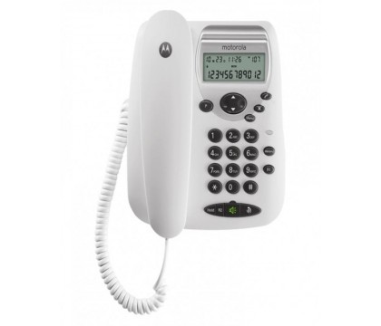 موتورولا (CT2) تليفون منزلى بالسلك ذو لون أبيض