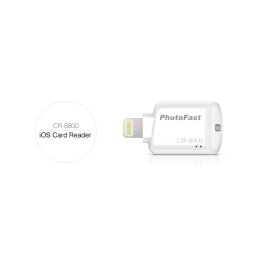 فوتو فاست (CR8800W) قارئ كارت مايكرو إس دى لأجهزة أى فون و أى باد و ذو لون أبيض