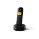 Philips D1301B/90 CORDLESS PHONE 1.6 inch DISPLAY/ AMBER BACKLIGHT, BLACK