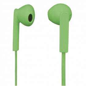 هاما (00015817) سماعة أذن صوت ستيريو و مزودة بمايكروفون مدمج بالسلك و ذو لون أخضر