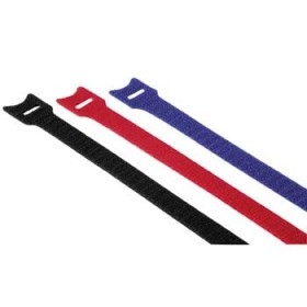 Hama 00020537 Hook and Loop Cable Ties, 200 mm, coloured