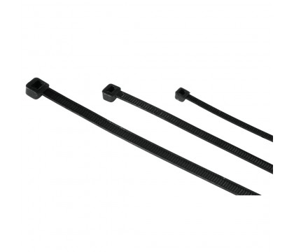 Hama 00020622 Set of Cable Ties, 150 pieces, self-securing, black