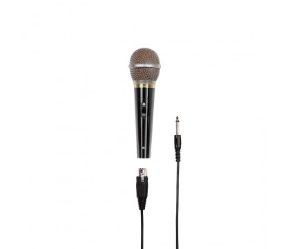 Hama 00046060 DM 60 Dynamic Microphone, 6.35 mm Jack Plug/XLR