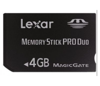 LEXAR LMSPD4GBBBEU MEMORY STICK PRO DUO  4GB 
